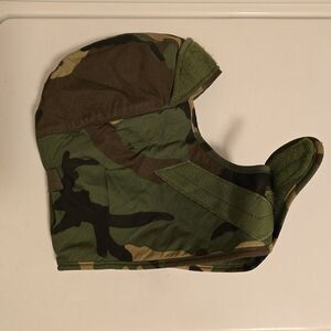 US Military Helmet Liner Woodland Camo Cold Weather Hat Layer‎ Insulated 7 1/4